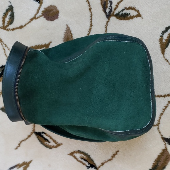 Vintage Coach Monterey Hunter Green Leather Hobo Bag - Picture 15 of 16